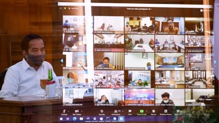 Presiden Instruksikan Sejumlah Langkah Penanganan Covid-19 di Jawa Timur