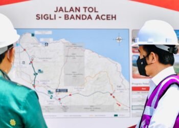 Presiden Jokowi Resmikan Ruas Tol Sigli-Banda Aceh Seksi 4