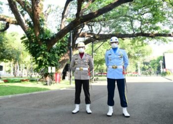 Susunan Petugas Upacara Penurunan Bendera Negara Sang Merah Putih di Istana Merdeka