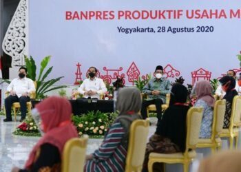 Presiden Jokowi Serahkan Banpres Produktif Usaha Mikro untuk para Pelaku Usaha di Yogyakarta