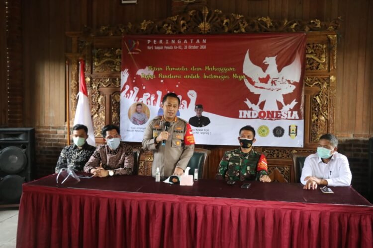 Duduk Bareng BEM se-Kabupaten Tangerang, Kapolres Ajak Generasi Muda Berfikir Kritis dan Konstruktif