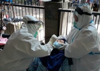 Ratusan Pengungsi Asal Afganistan di Tangsel Jalani Swab