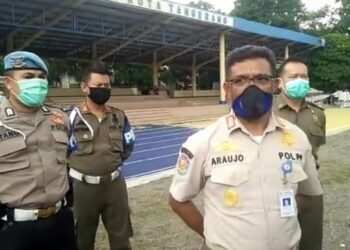 Warga Diimbau Tidak Berolahraga di Lapangan Ahmad Yani Tangerang