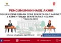 106 Peserta Dinyatakan Lulus Seleksi CPNS Sekretariat Kabinet dan Kemensetneg 2019