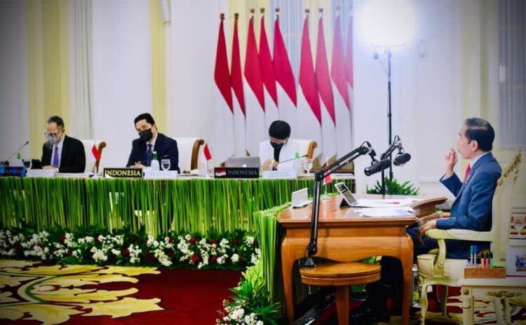 Di Forum WEF, Erick Thohir Jelaskan Tiga Fokus Indonesia Tangani Pandemi