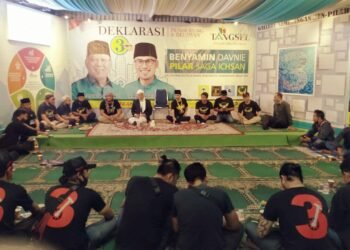 Pilkada Tangsel, Jaringan Badak Kulon Deklarasi Dukung Benyamin Davnie-Pilar Saga Ichsan