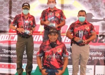 Kapolda Banten Juara Pertama Tembak Pistol Jarak 400 Meter