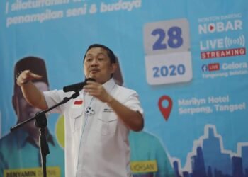 All Out Dukung Benyamin Davnie-Pilar Saga Ichsan, Partai Gelora Indonesia Gelar Konsolidasi Pemenangan