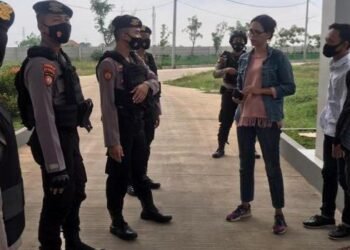 Patroli Dialogis Ditsamapta Polda Banten, Disiplinkan Warga Terapkan Prokes