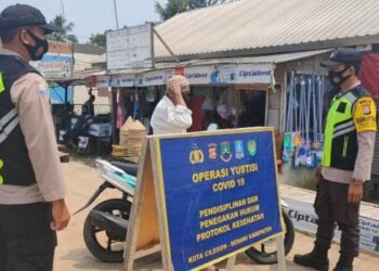 Polres Cilegon Makin Gencar Operasi Yustisi Covid-19