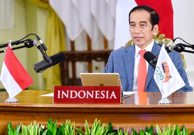 Presiden Jokowi Hadiri KTT G20 Tahun 2020 secara Virtual