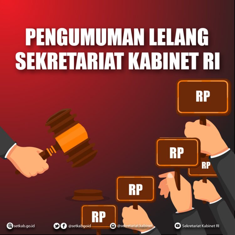 Sekretariat Kabinet Lakukan Lelang BMN Melalui E-Auction