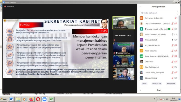 Setkab Gelar FGD Bahas Reformasi Struktural & Pemulihan Ekonomi