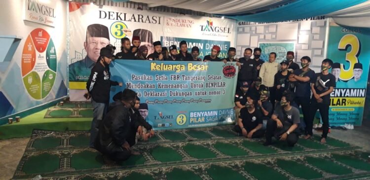 Jaringan Relawan Pasukan Setia FBR Merapat, Dukungan untuk Benyamin-Pilar Semakin Kuat
