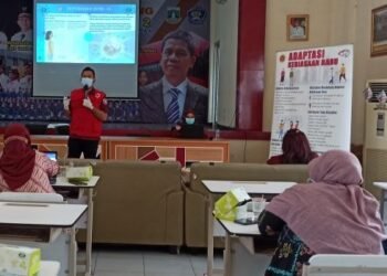 BIN Sosialisasi Adaptasi Kebiasaan Baru di SMAN 2 Tangsel