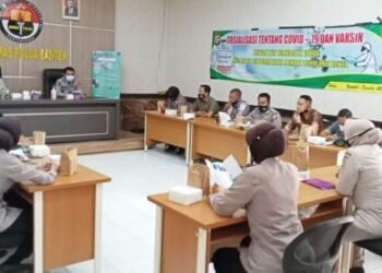 Biddokkes Polda Banten Sosialisasi Covid-19 dan Vaksin