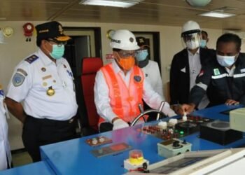 Dukung Program Tol Laut, Menhub Lepas Kapal Perintis Sabuk Nusantara 88