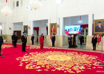 Presiden Jokowi Lantik Menteri dan Wamen Kabinet Indonesia Maju