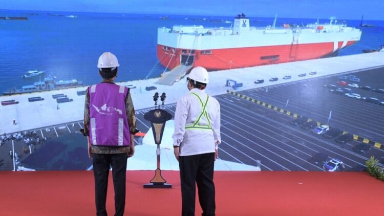 Presiden Saksikan Ekspor Perdana Unit Kendaraan dari Pelabuhan Patimban