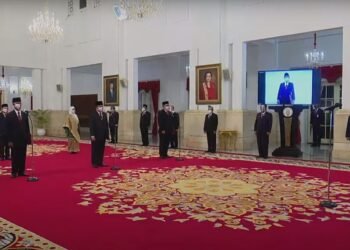 Presiden Saksikan Pengucapan Sumpah Anggota Komisi Yudisial Masa Jabatan 2020-2025