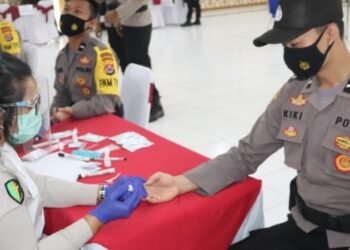 Ribuan Personel Polda Banten Jalani Rapid Test Jelang Pengamanan Pilkada