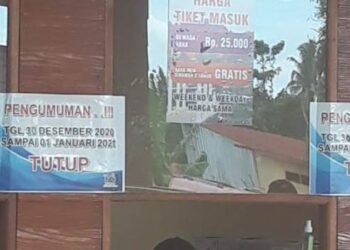 Satgas Covid-19 Tutup Sementara Tempat wisata MBS di Serang