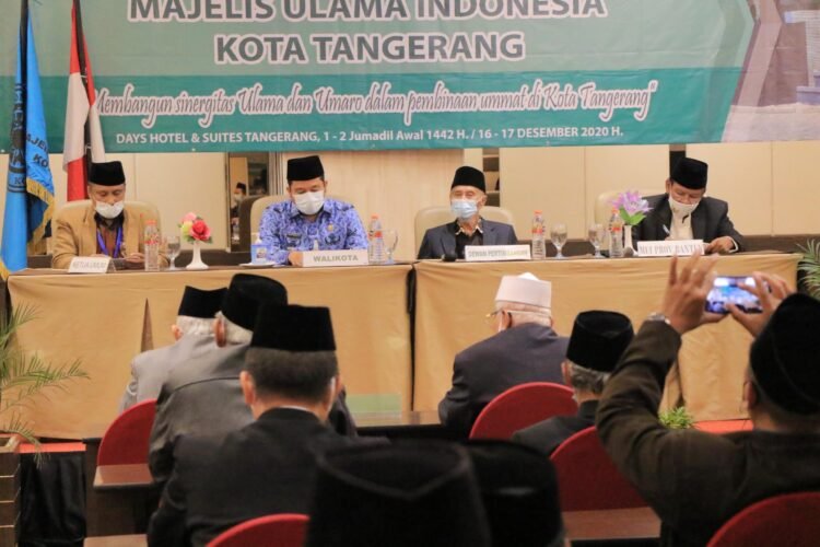 Wakikota Arief Minta Kepengurusan Baru MUI Kota Tangerang Jaga Sinergitas