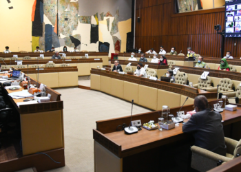 Waseskab Hadiri Raker dengan Komisi II DPR RI Bahas Kinerja Kelembagaan & Aset Negara