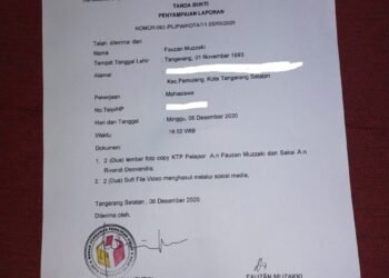 Tim Muhamad-Saraswati Dilaporkan ke Bawaslu Tangsel Karena Kampanye Menghasut di Media Sosial