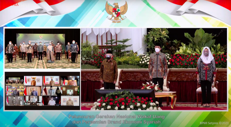 Presiden Jokowi Luncurkan Gerakan Nasional Wakaf Uang
