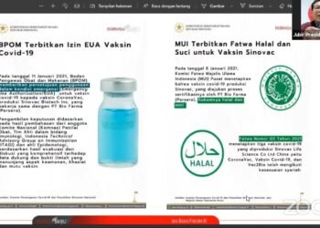 Fadjroel Rachman: Presiden dan Tenaga Kesehatan Disuntik Vaksin COVID-19 Produksi Sinovac