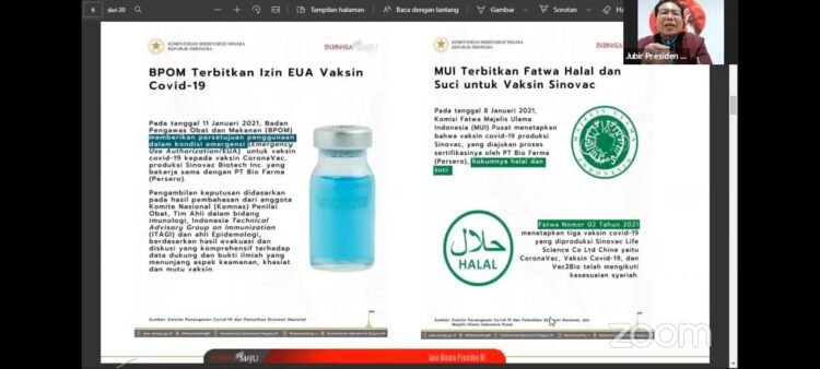 Fadjroel Rachman: Presiden dan Tenaga Kesehatan Disuntik Vaksin COVID-19 Produksi Sinovac