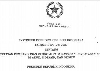 Inilah Instruksi Presiden Untuk Percepatan Pembangunan Ekonomi Pada Kawasan Perbatasan Negara