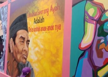 Kampung Pink Hadir di Tanah Tinggi Tangerang dengan Balutan Mural