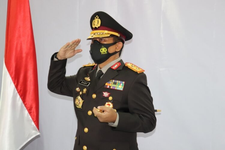 Kapolda Banten ikuti Pelantikan Kapolri secara Virtual.