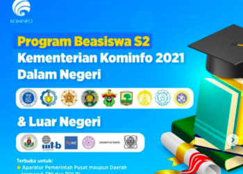 Kominfo Buka Pendaftaran Program Beasiswa S2 Dalam dan Luar Negeri Tahun 2021