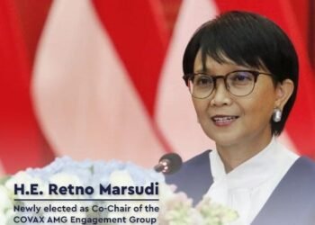 Menlu Retno Marsudi Terpilih Pimpin Kerja Sama Vaksin Multilateral COVAX-AMC EG