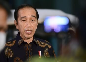 Pernyataan Pers Presiden RI terkait Bencana Banjir di Provinsi Kalimantan Selatan, 15 Januari 2021, di Istana Kepresidenan Bogor, Provinsi Jawa Barat