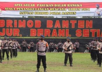 Polda Banten Gelar Pasukan Siap Antisipasi Bencana