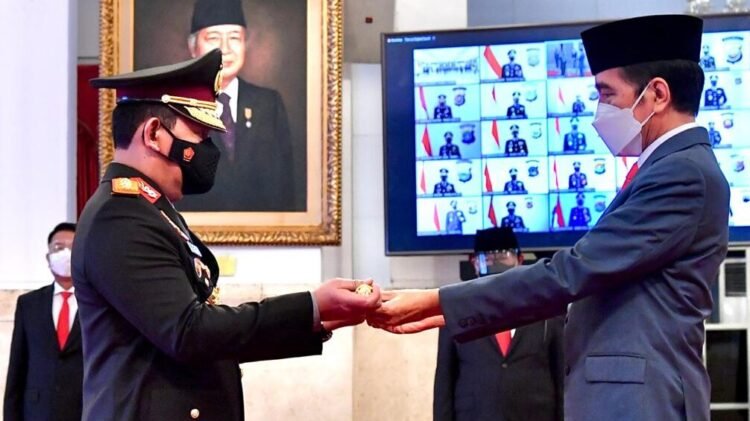 Presiden Jokowi Lantik Listyo Sigit Prabowo sebagai Kapolri