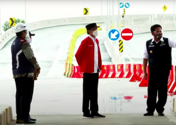 Presiden Jokowi Resmikan Jalan Tol Kayu Agung-Palembang Sepanjang 42,5 Kilometer