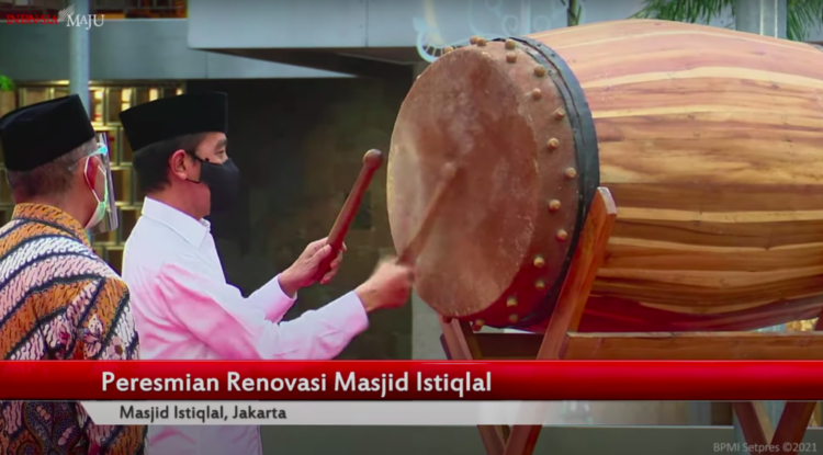 Resmikan Renovasi Masjid Istiqlal, Presiden: Semakin Megah, Kebanggaan Bangsa Indonesia