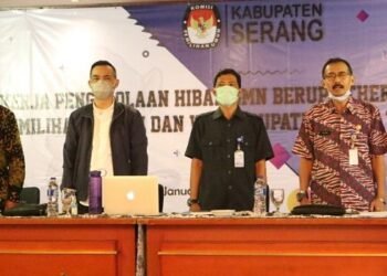 Selesai Digunakan, KPU Hibahkan BMN Thermogun untuk Pemkab Serang