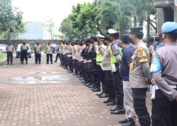 128 Personel Polisi Kawal Muskot IPSI Cilegon