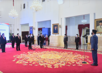 Presiden Jokowi Saksikan Pengucapan Sumpah/Janji Anggota Ombudsman Republik Indonesia