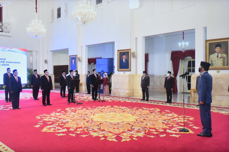 Presiden Jokowi Saksikan Pengucapan Sumpah/Janji Anggota Ombudsman Republik Indonesia