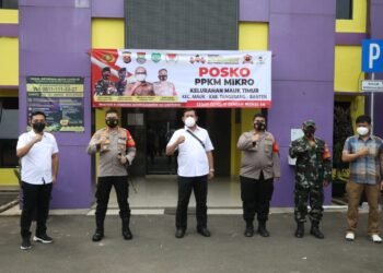Kapolresta Tangerang Dampingi Tim Supervisi Mabes Polri, Cek Posko PPKM Mikro