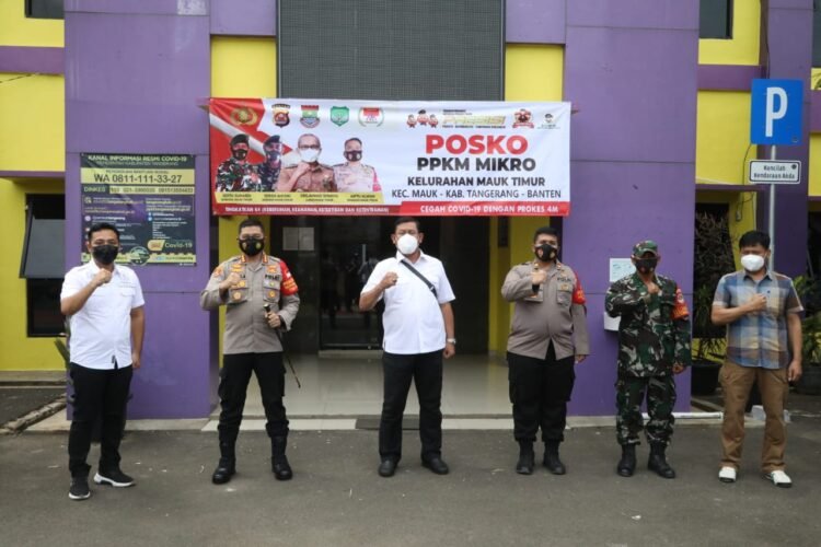 Kapolresta Tangerang Dampingi Tim Supervisi Mabes Polri, Cek Posko PPKM Mikro
