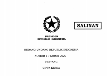 Pemerintah Terbitkan 49 Peraturan Pelaksana Undang-Undang Cipta Kerja