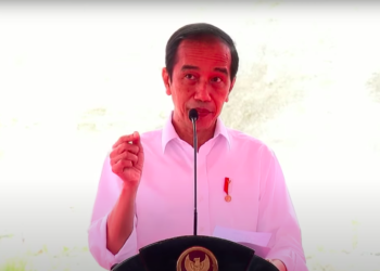 Peresmian Bendungan Tukul, 14 Februari 2021, di Bendungan Tukul, Desa Karanggede, Kecamatan Arjosari, Kabupaten Pacitan, Provinsi Jawa Timur